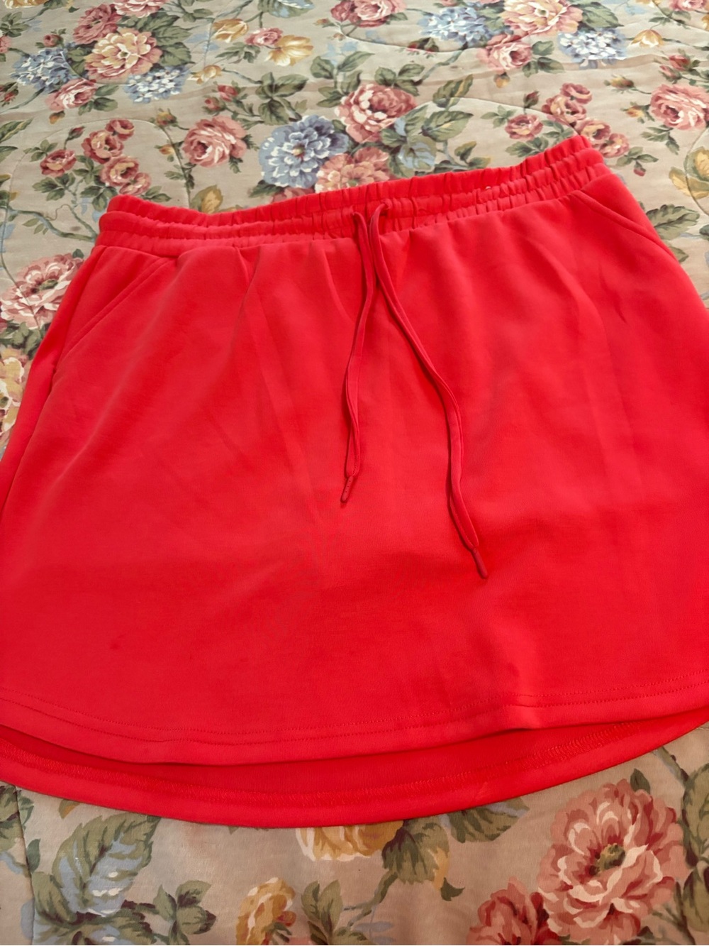 Maurices Bright Red Drawstring Casual Skort